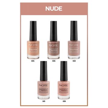 Note Nail Flawless 5'li Nude Oje Seti