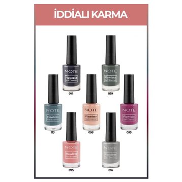Note Nail Flawless 7'li İddialı Karma Oje Seti