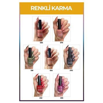 Note Nail Flawless 7'li Renkli Karma Oje Seti