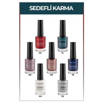 Note Nail Flawless 7'li Sedefli Karma Oje Seti