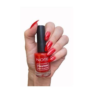 Note Nail Flawless 99 Turuncu Kırmızı Oje