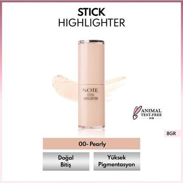 Note Stick Highlighter 00 Pearly Nemlendirici Yumuşak Stick Aydınlatıcı