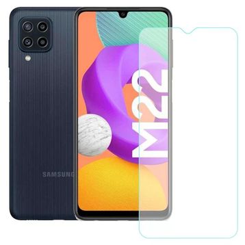Notech Samsung Galaxy M22 Temperli Cam Ekran Koruyucu