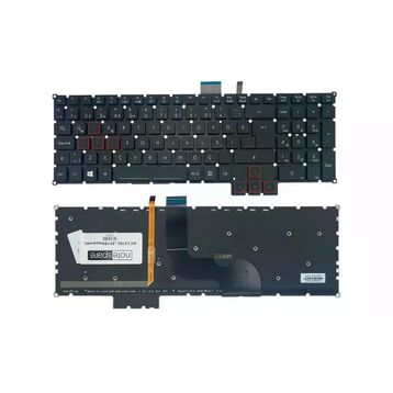 Notespare Acer Predator G5-793-70Q1 Türkçe Işıklı Siyah Uyumlu Laptop Klavye