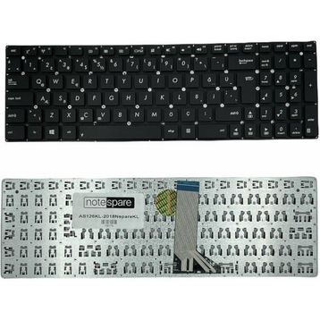 Notespare Asus AEXJ5701110 AEXJCA00010 AEXJCA01010 AEXJCU00010 TR Siyah Notebook Klavye