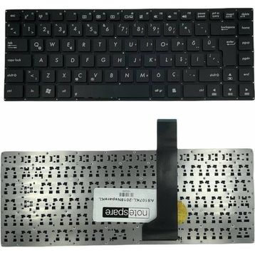 Notespare Asus PRO4QC PRO4QCA PRO4QCB TR Siyah Notebook Klavye