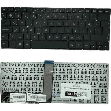 Notespare Asus TP301UA-1B TR Siyah Notebook Klavye