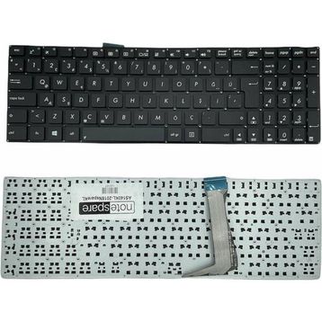 Notespare Asus X502N X502NA TR Siyah Notebook Klavye