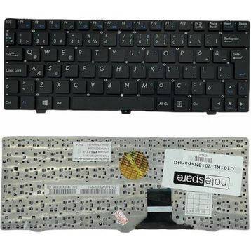 Notespare Casper M1100 M1100Q TR Siyah Notebook Klavye