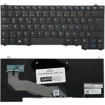 Notespare Dell Latitude E5440-CA032LE54401EM-D E5440-CA032LE54408EM TR Siyah Notebook Klavye