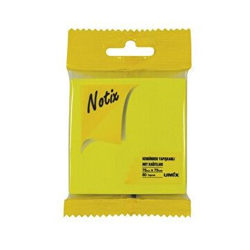 Notix Neon 80 Yaprak 75x75 cm Sarı Post-It