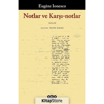 Notlar ve Karşı Notlar - Eugene Ionesco