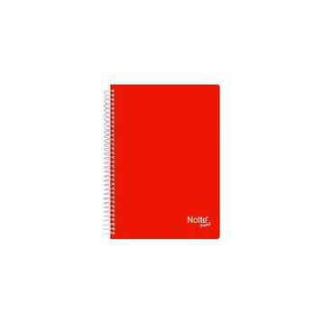 Notte 60-363 A4 200 Yaprak Kırmızı Kareli Defter