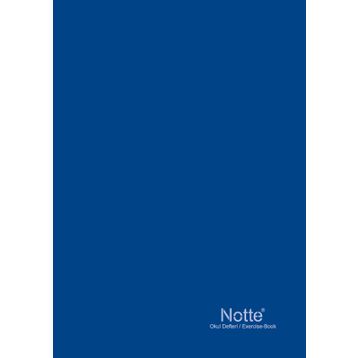 Notte A5 60 Yaprak Kareli Lise Defteri