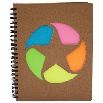 Notyaz Kraft Rainbow 4 Model Spiralli Defter