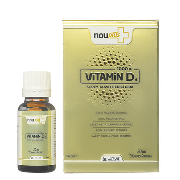 Nouplus Vitamin D3 1000 IU 20 ml Sprey
