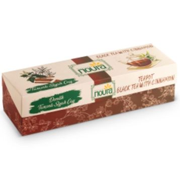 Noura Natural 22 Adet Demlik Poşet Tarçınlı Siyah Çay