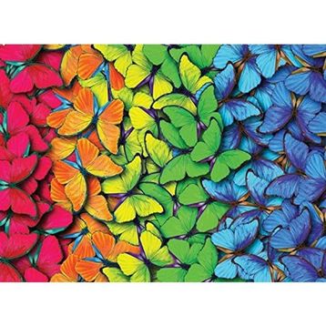 Nova 1000 Parça Çok Renkli Kelebekler Puzzle
