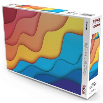 Nova 1000 Parça Renkli Dalgalar Puzzle