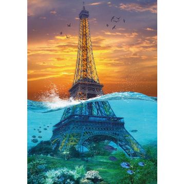 Nova 1500 Parça Fantastik Eyfel Kulesi Mini Puzzle