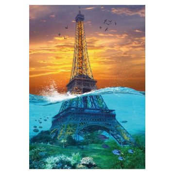 Nova 1500 Parça Fantastik Eyfel Kulesi Mini Puzzle
