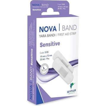 Nova Band Sensitive 20 Adet Yara Bandı