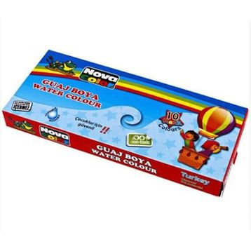 Nova Color 10 Renk Tüp Guaj Boya