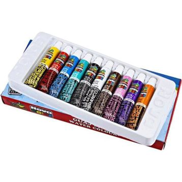 Nova Color 10 Renk Tüp Guaj Boya