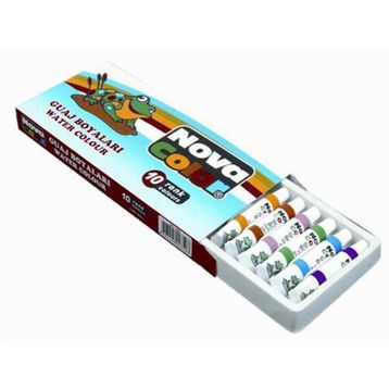 Nova Color 10 Renk Tüp Guaj Boya
