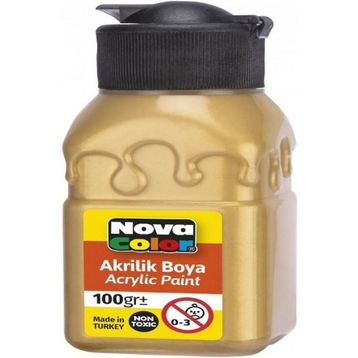 Nova Color 100 gr Altın Akrilik Boya