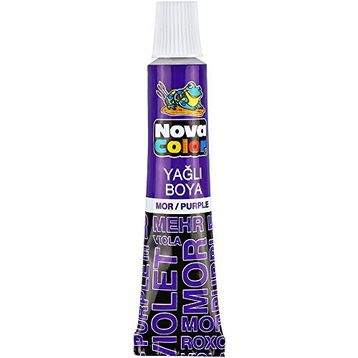 Nova Color 12 Adet NC-135 Mor Tüp Yağlı Boya
