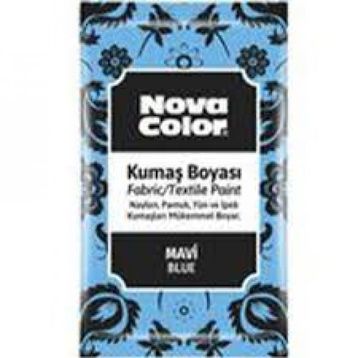Nova Color 12 gr Mavi Toz Kumaş Boyası