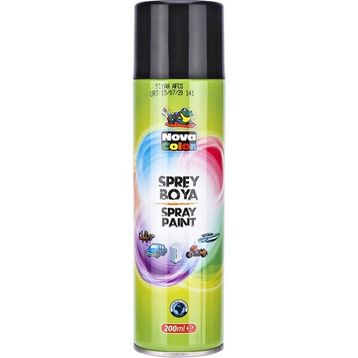 Nova Color 200 ml Siyah Sprey Boya
