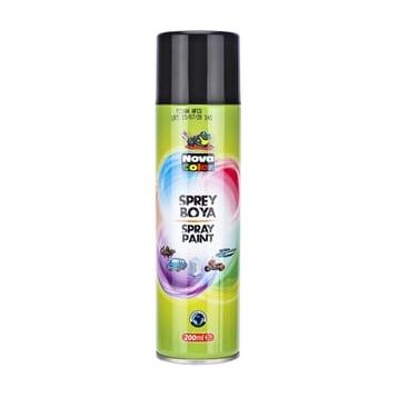 Nova Color 200 ml Siyah Sprey Boya