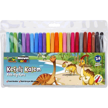 Nova Color 24 Renk Keçeli Kalem