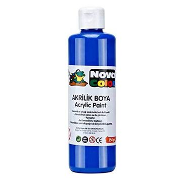 Nova Color 250 cc Mavi Şişe Akrilik Boya