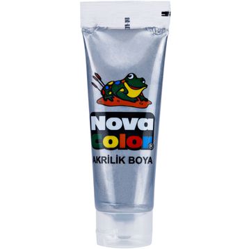 Nova Color 385 500 ml Gümüş Akrilik Boya