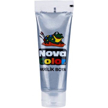 Nova Color 385 500 ml Gümüş Akrilik Boya