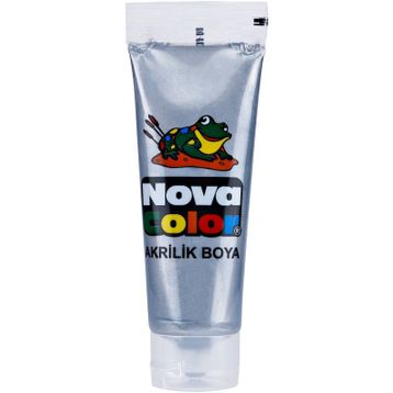 Nova Color 385 500 ml Gümüş Akrilik Boya