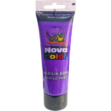 Nova Color Akrilik Mor Tüp Boya 75 gr.