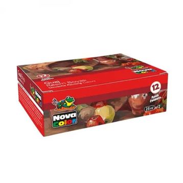 Nova Color Guaj Boya 12 Renk - 25 ml x 12 NC-461