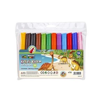 Nova Color Jumbo 12 Renk Keçeli Kalem