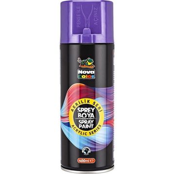 Nova Color Mor 400 ml Akrilik Sprey Boya