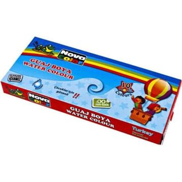 Nova Color Nc-102 10 Renk Guaj Boya