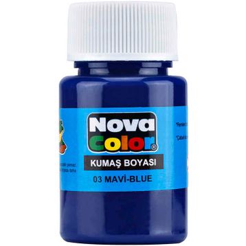 Nova Color NC-161 Mavi Kumaş Boyası