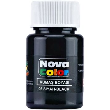 Nova Color NC-164 Siyah Kumaş Boyası