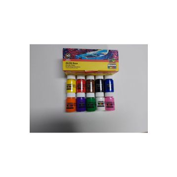 Nova Color NC-2002 10'lu 30 ml Şişe Akrilik Boya