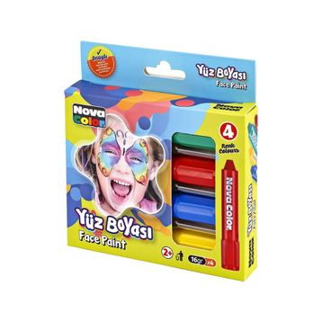 Nova Color NC-211 4'lü Set Yüz Boyası