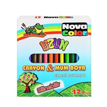 Nova Color NC-2112 12'li Uzun Pastel Boya