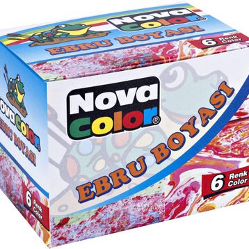 Nova Color Nc-238 6 Renk Ebru Boya